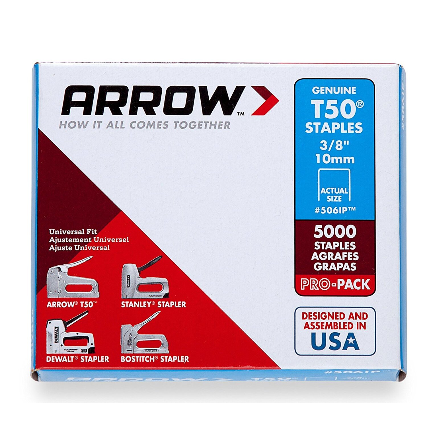 Arrow T5038 Staples 10mm